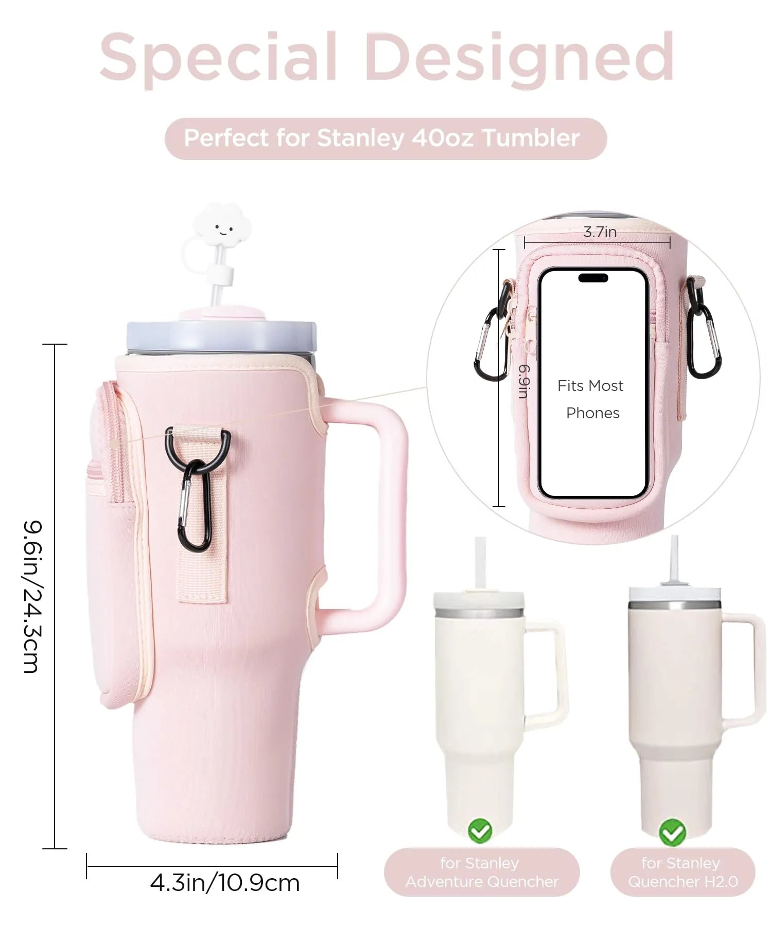 Stay hydrated on the go with our convenient water bottle carrier strap